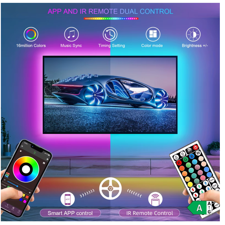 Avoryn Glow Strip  | Smart Ambient Lighting for Modern Homes