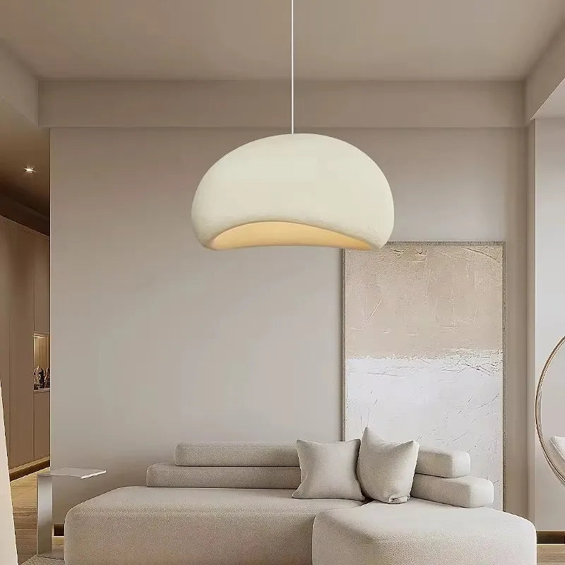 Minimalist Wabi-Sabi LED Chandeliers Light Living Kitchen Island Restaurant Decor Hanging Lamp Suspension