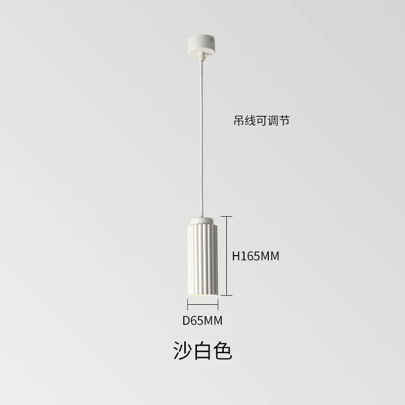 Modern Minimalist Pendant Lights Restaurant Bar Counter Bedroom Living Room Plum Blossom Pipe Single Head Small Chandelier