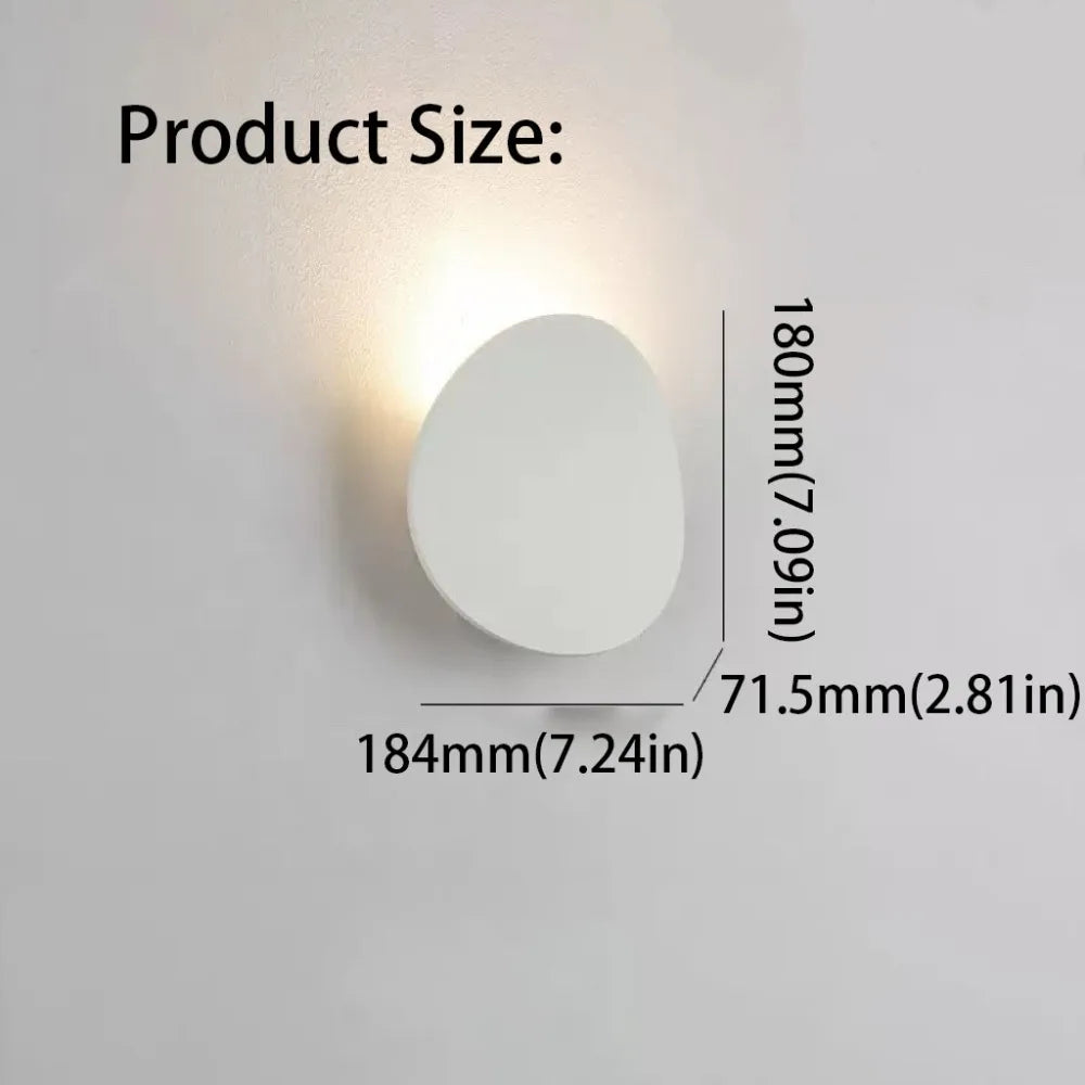 Simple Round LED Wall Lamp Minimalist Design Decorative Lighting Modern Wall Lamp LED Lighting Indoor Outdoor Creative Wall Lamp