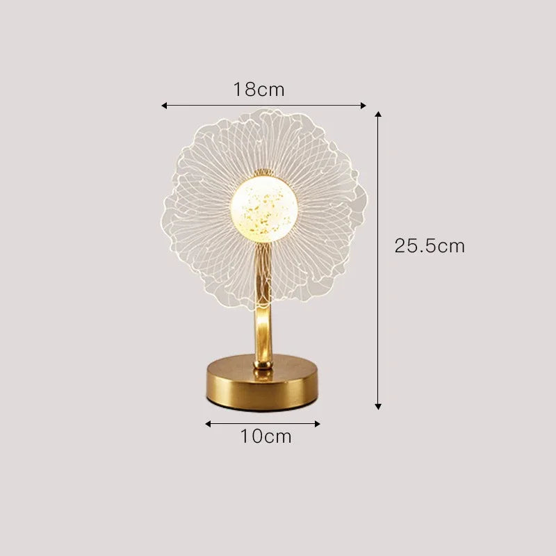 Luxury Minimalist Table Light Living Room Bedroom Bedside Home Interior Decorative Light USB Atmosphere AtmosphereTable Lamps