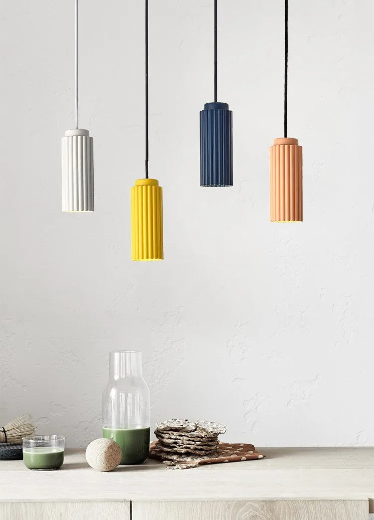 Modern Minimalist Pendant Lights Restaurant Bar Counter Bedroom Living Room Plum Blossom Pipe Single Head Small Chandelier
