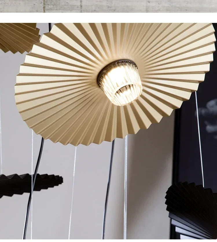 Modern Minimalist Pendant Light Creative Design Metal Lampshade Flower Lamp Clothing Store Living Room Bedroom Bar Decor Lights