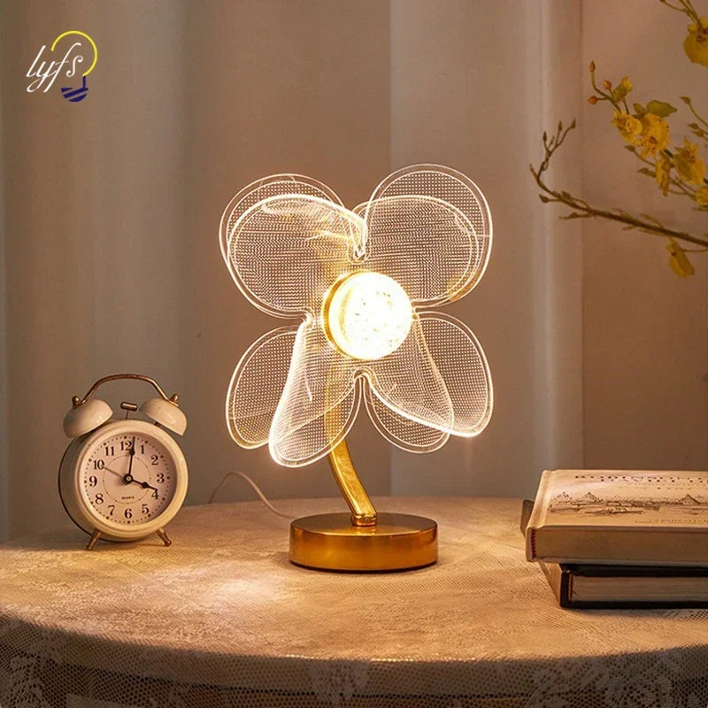 Luxury Minimalist Table Light Living Room Bedroom Bedside Home Interior Decorative Light USB Atmosphere AtmosphereTable Lamps
