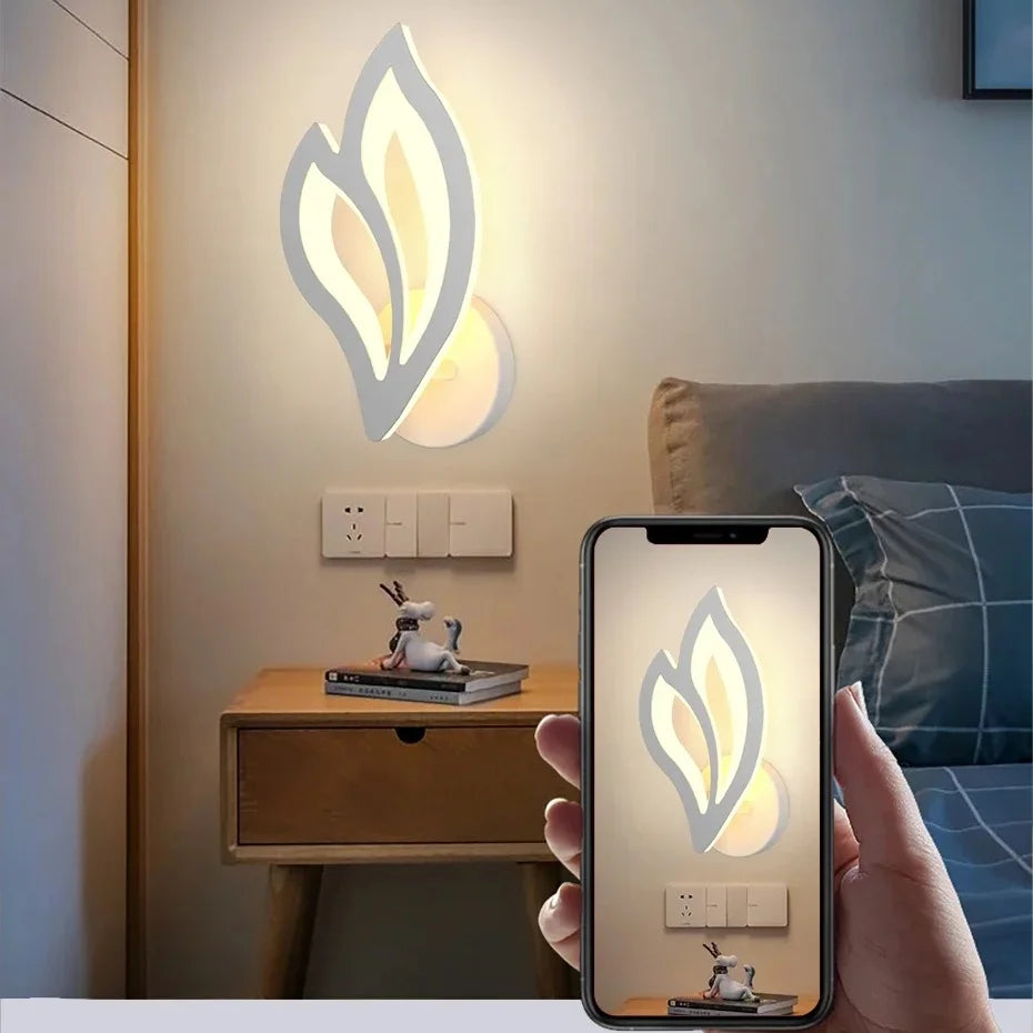 LED Night Light Interior Wall Lamp Energy Saving Wall Applique for Home Aisle WC Hallway Stair Kitchen Bedroom Wall Light Decor