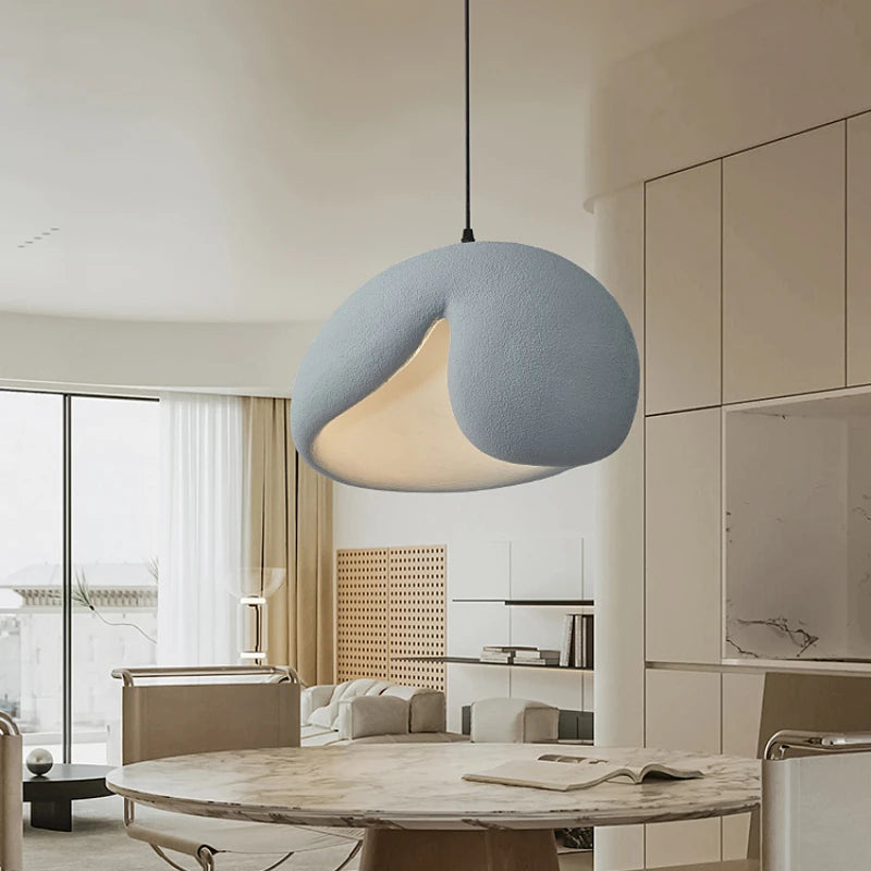 Nordic Minimalist Wabi Sabi Wind E27 Led Pendant Lights Dining Room Bar Loft Bedroom Home Decor Chandelier Hanging Lamp Fixtures