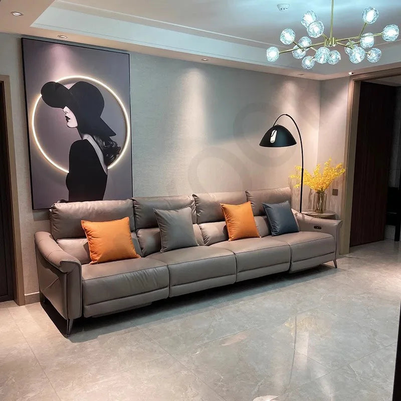 Modern Minimalist Living Room Decoration Paintingled Light Mural Luxurious Floor Painting Sofa Background Wall Hanging Painting
