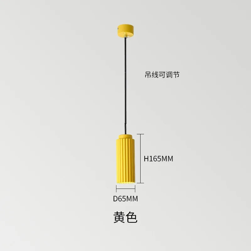 Modern Minimalist Pendant Lights Restaurant Bar Counter Bedroom Living Room Plum Blossom Pipe Single Head Small Chandelier