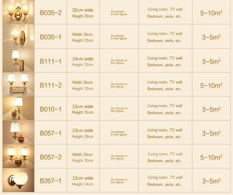 New Modern  Minimalist LED  Wall Lamp Bedroom Night Light Living Room Background Wall Crystal Bedside Lamp