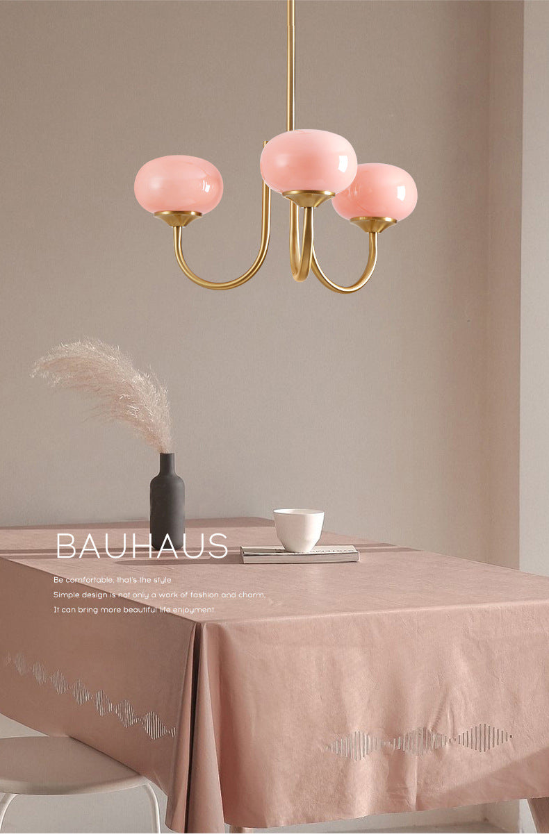 Led Lights Home Decor Modern Minimalism Pendant Lamp Macaron Chandelier Pink Living for Room Kitchen Study Indoor Light SANDYHA