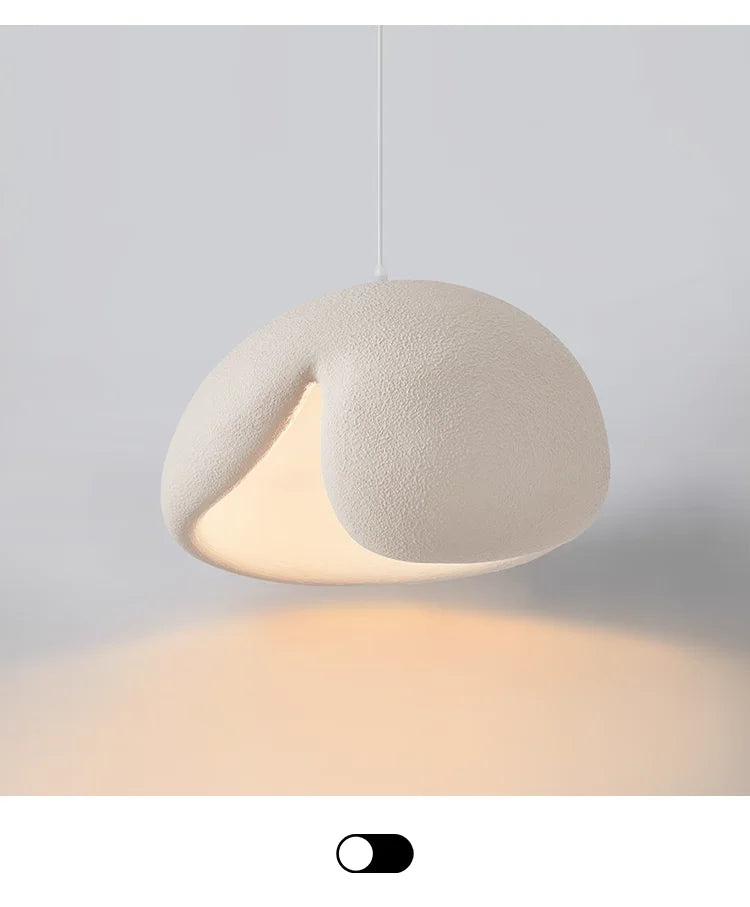 Nordic Minimalist Wabi Sabi Wind E27 Led Pendant Lights Dining Room Bar Loft Bedroom Home Decor Chandelier Hanging Lamp Fixtures