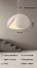 Nordic Minimalist Wabi Sabi Wind E27 Led Pendant Lights Dining Room Bar Loft Bedroom Home Decor Chandelier Hanging Lamp Fixtures