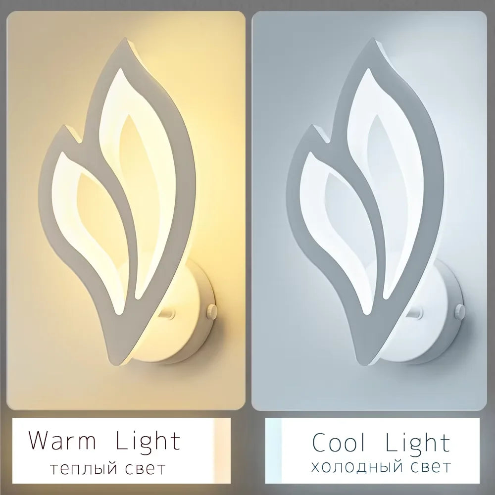 LED Night Light Interior Wall Lamp Energy Saving Wall Applique for Home Aisle WC Hallway Stair Kitchen Bedroom Wall Light Decor