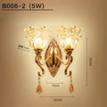 New Modern  Minimalist LED  Wall Lamp Bedroom Night Light Living Room Background Wall Crystal Bedside Lamp