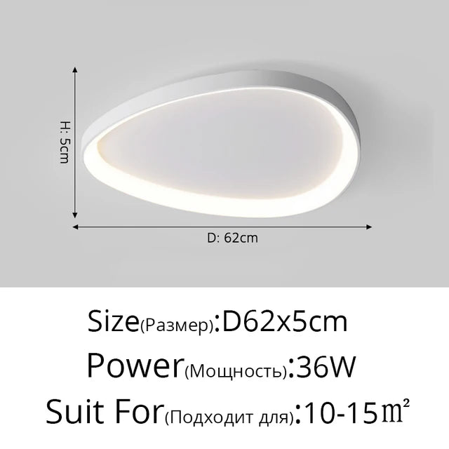 Modern Home Design LED Ceiling Light For Living Room Bedroom Study Room Dining Room Minimalist Lnterior Ceiling Light
