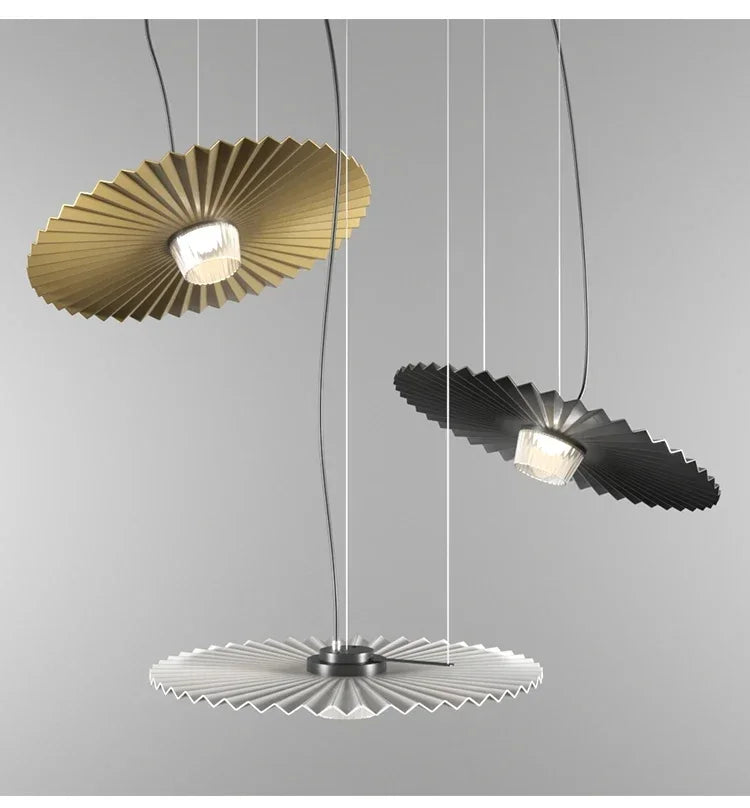 Modern Minimalist Pendant Light Creative Design Metal Lampshade Flower Lamp Clothing Store Living Room Bedroom Bar Decor Lights