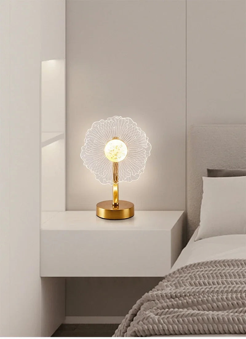 Luxury Minimalist Table Light Living Room Bedroom Bedside Home Interior Decorative Light USB Atmosphere AtmosphereTable Lamps