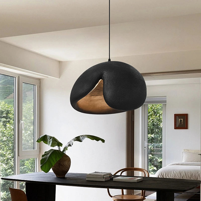 Nordic Minimalist Wabi Sabi Wind E27 Led Pendant Lights Dining Room Bar Loft Bedroom Home Decor Chandelier Hanging Lamp Fixtures