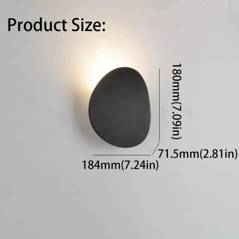Simple Round LED Wall Lamp Minimalist Design Decorative Lighting Modern Wall Lamp LED Lighting Indoor Outdoor Creative Wall Lamp