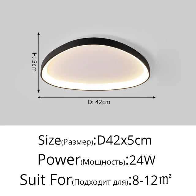Modern Home Design LED Ceiling Light For Living Room Bedroom Study Room Dining Room Minimalist Lnterior Ceiling Light