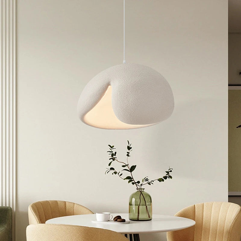 Nordic Minimalist Wabi Sabi Wind E27 Led Pendant Lights Dining Room Bar Loft Bedroom Home Decor Chandelier Hanging Lamp Fixtures