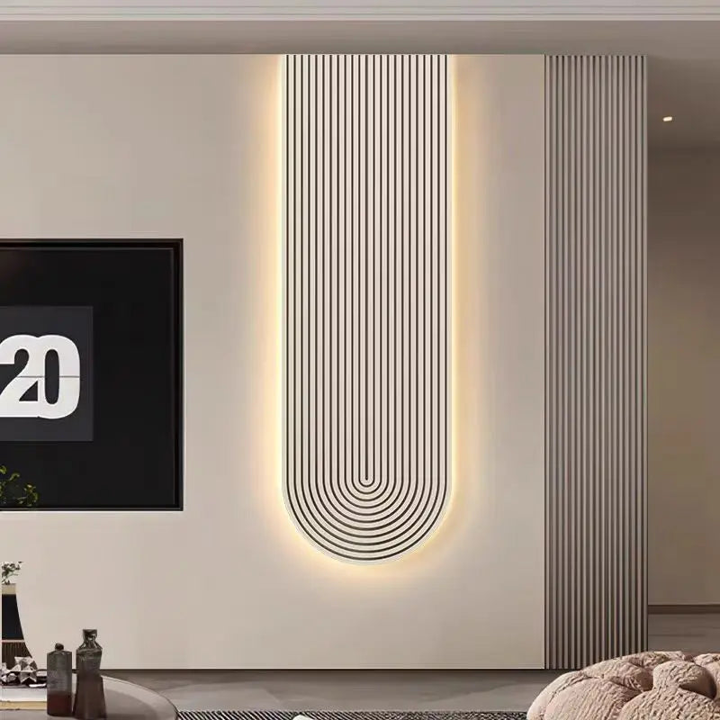 LED decorative wall lights Modern Minimalist Line Mural Light Home Living Room Background wall art light Home hallway wall light