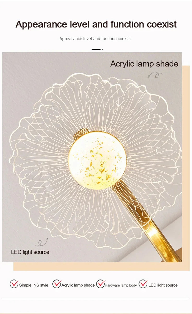 Luxury Minimalist Table Light Living Room Bedroom Bedside Home Interior Decorative Light USB Atmosphere AtmosphereTable Lamps