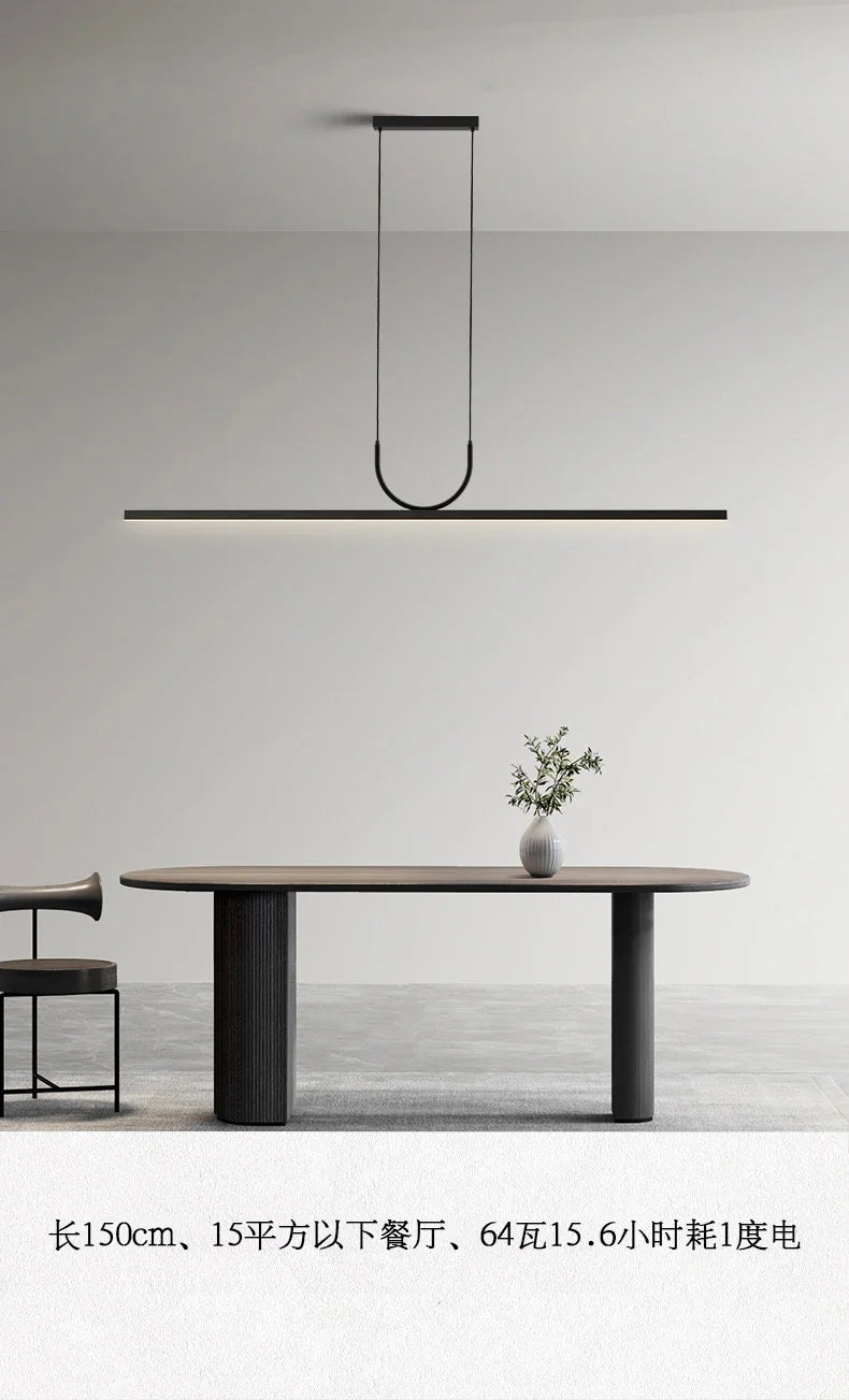 Modern Minimalist LED Ceiling Chandeliers for Dining Room Table Kitchen Island Simple Pendant Lamps Home Decor Lighting Fixture