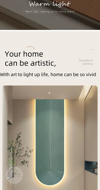 LED decorative wall lights Modern Minimalist Line Mural Light Home Living Room Background wall art light Home hallway wall light