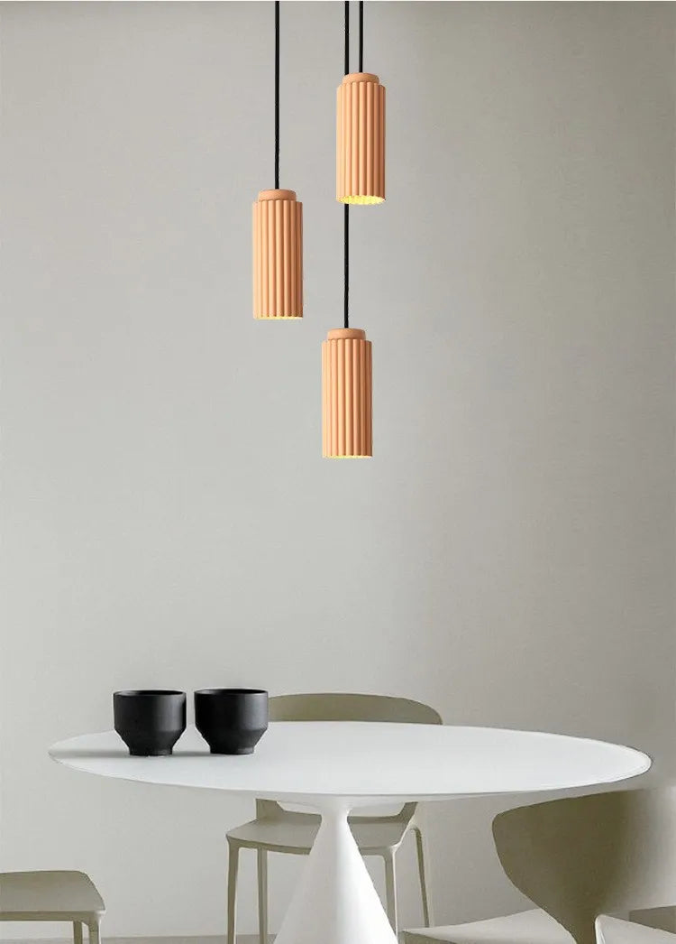 Modern Minimalist Pendant Lights Restaurant Bar Counter Bedroom Living Room Plum Blossom Pipe Single Head Small Chandelier