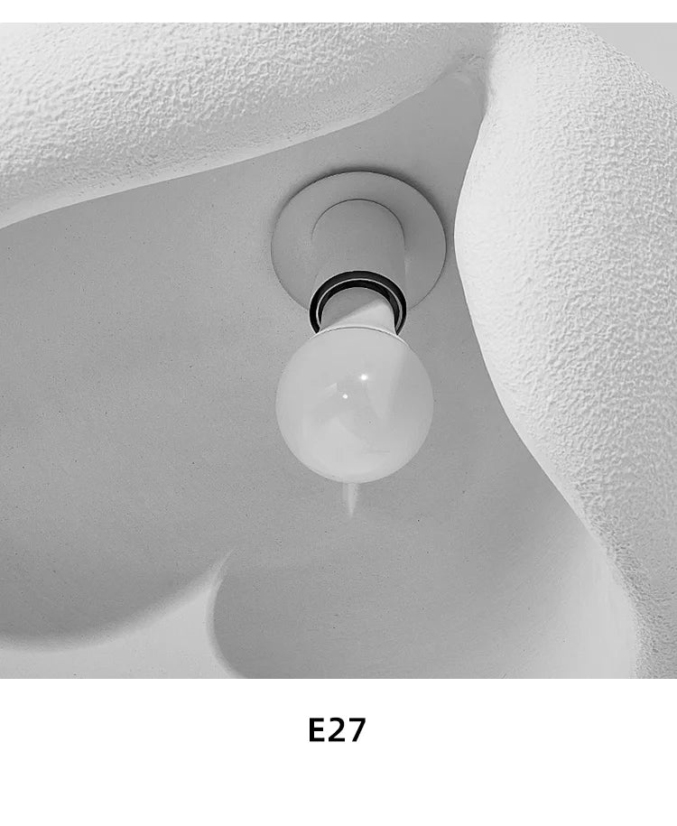 Nordic Minimalist Wabi Sabi Wind E27 Led Pendant Lights Dining Room Bar Loft Bedroom Home Decor Chandelier Hanging Lamp Fixtures