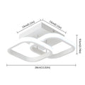 Led Ceiling Light Modern Home Decor Lighting Flush Mounted Lustre White Acrylic Chandelier Fixture Bedroom Dining Living Room