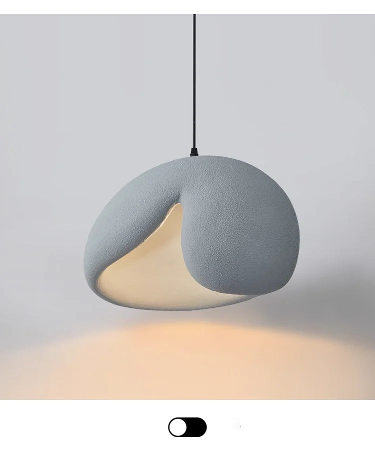 Nordic Minimalist Wabi Sabi Wind E27 Led Pendant Lights Dining Room Bar Loft Bedroom Home Decor Chandelier Hanging Lamp Fixtures