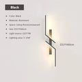 Modern LED Wall Lamp Long Bar Light Home Decor Living Room Bedroom Minimalist Wall Scone Bedside Background Interior Lighting