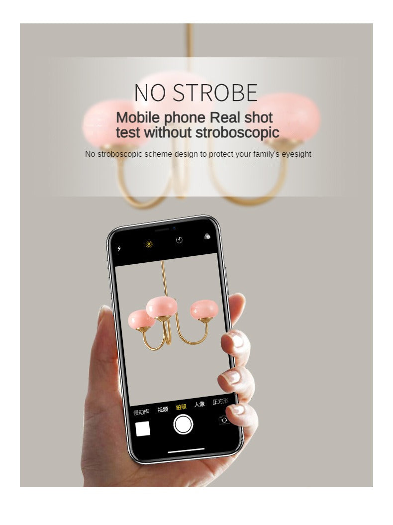 Led Lights Home Decor Modern Minimalism Pendant Lamp Macaron Chandelier Pink Living for Room Kitchen Study Indoor Light SANDYHA