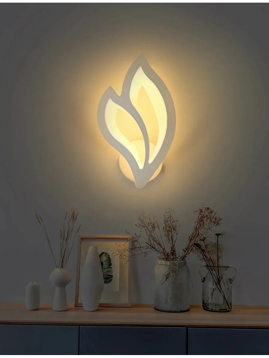 LED Night Light Interior Wall Lamp Energy Saving Wall Applique for Home Aisle WC Hallway Stair Kitchen Bedroom Wall Light Decor