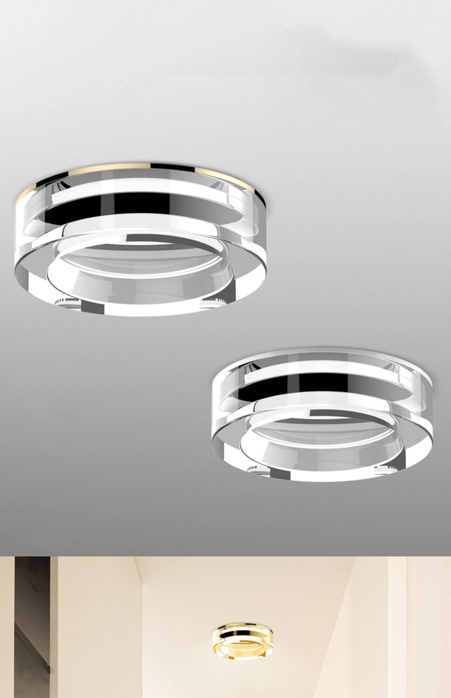 LED Ceiling Lamp Downlights Interior Lighting Fixture Living Room Entrance Corridor Bedroom Kitchen Home Decor Ceiling Lights