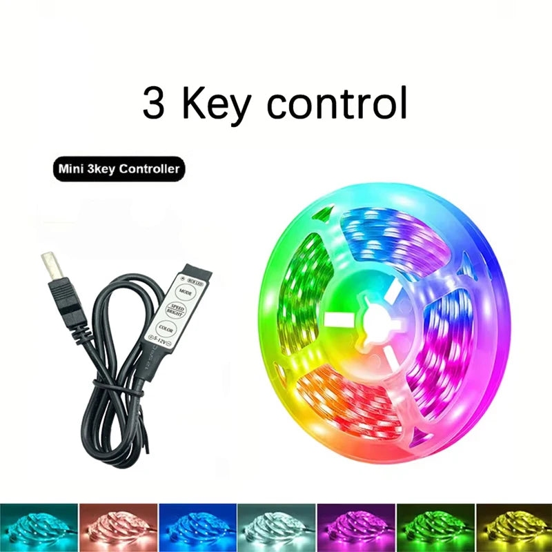 3M/3.28Ft-40M/131Ft LED Strip Lights APP Control Color Changing RGB Led Light Flexible Lamp Tape for Room Decoration