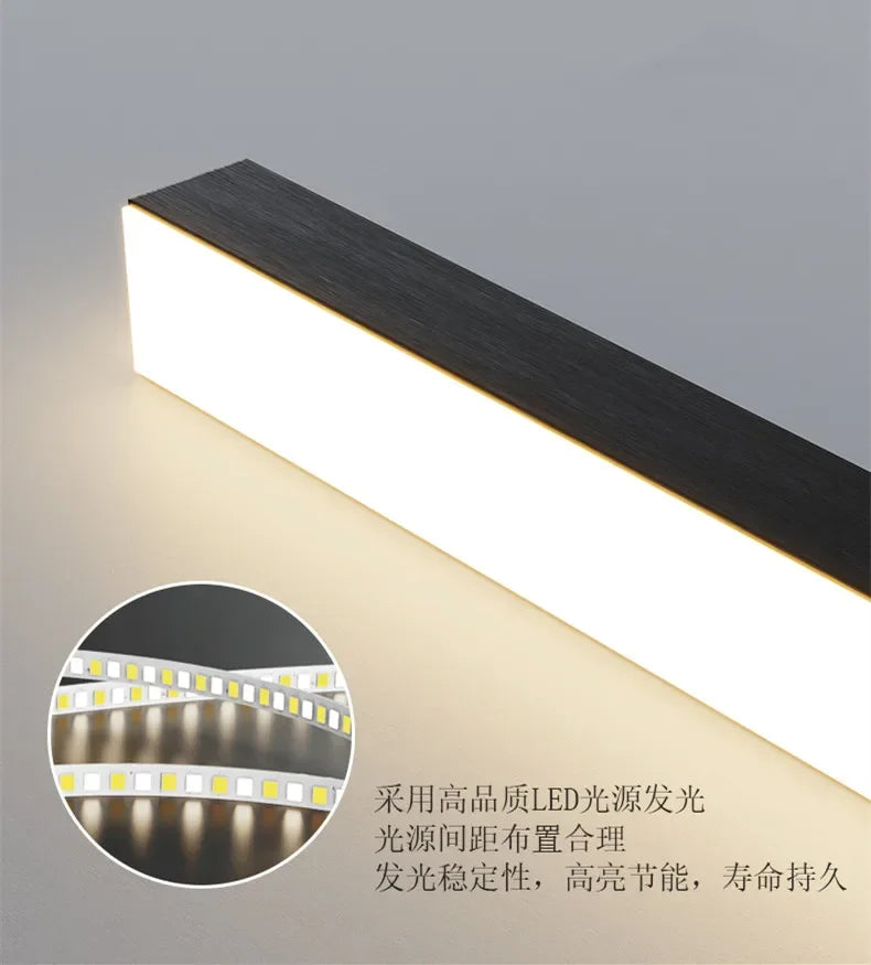 Modern Minimalist LED Ceiling Chandeliers for Dining Room Table Kitchen Island Simple Pendant Lamps Home Decor Lighting Fixture