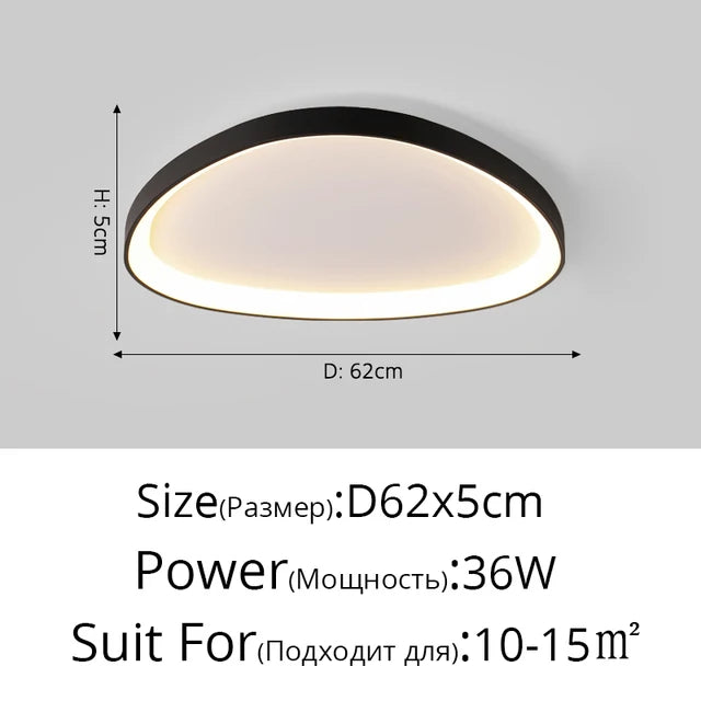 Modern Home Design LED Ceiling Light For Living Room Bedroom Study Room Dining Room Minimalist Lnterior Ceiling Light